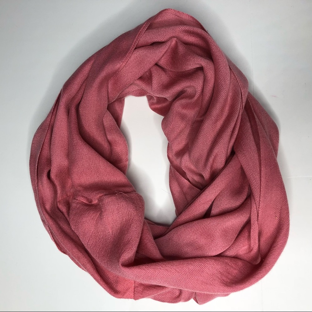 Dusty rose infinity scarf